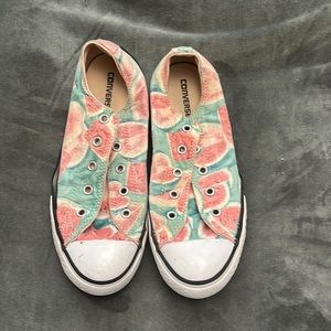 Girls converse watermelon sneakers size 4